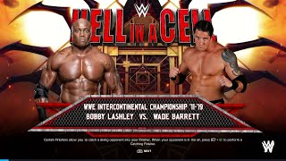 WWE 2K24 FULL MATCH — Bobby Lashley vs Wade Barrett — Last Man Standing Match Match [upl. by Ahsyia238]