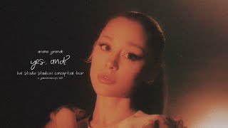 Ariana Grande  yes and live studio stadium tour concept [upl. by Anaig]