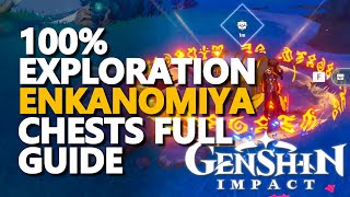 Enkanomiya 100 Exploration Genshin Impact All Enkanomiya Chests [upl. by Drol]