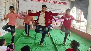 PUSPA 2 TITLE SONG SANCE PERFORMANCE  CHILDREN DAY SPECIAL  THIRUMALA VIDYALAYAM [upl. by Anivad568]