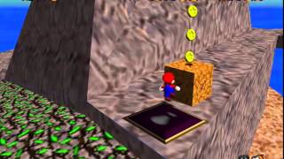 Super Mario 64  Tall Tall Mountain  Star 5 Breathtaking View From Bridge [upl. by Odrick]