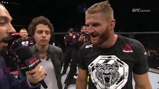 Fight Night Moscow Jan Blachowicz Octagon Interview [upl. by Esila487]