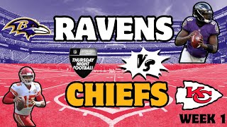 NFL Week 1 Fantasy Football Game Preview Ravens  Chiefs [upl. by Puritan]