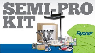 SemiPro 4 Color Silk Screen Printing Kit [upl. by Paula]