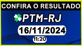 RESULTADO JB  PTMRJ e LOOKGO 1120  16112024 [upl. by Lund]