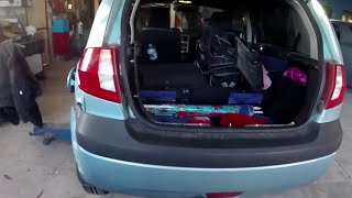 Hyundai Getz rear bumper removal [upl. by Lauritz595]