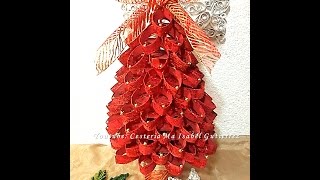 PINO NAVIDEÑO HECHO CON TUBOS DE CARTÓN DIY How to make a Christmas pine [upl. by Marice]