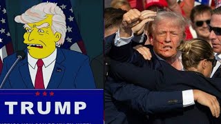 ATAQUE A DONALD TRUMP PREVISÃO OS SIMPSONS [upl. by Aeslehc]