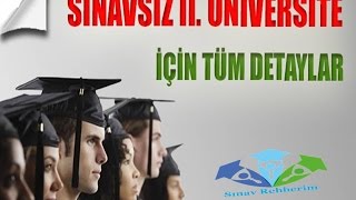 Sınavsız İkinci Üniversite Nedir [upl. by Ylim192]