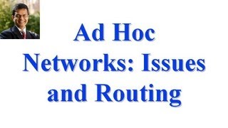 CSE 574S10L Ad Hoc Networks Issues and Routing [upl. by Aicilaf]