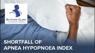 Shortfall of Apnea Hypopnea Index AHI [upl. by Campagna565]