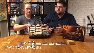 421 and 158 The Lord of the Rings The Two Towers DeckBuilding Game [upl. by Notyal]