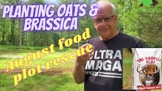 Planting Buck Forage Oats and Brassicas  Food Plot Rescue [upl. by Dadelos]