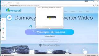 Instrukcja obsługi Apowersoft Darmowy Online Konwerter Wideo [upl. by Yorker]