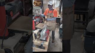 Update on my combination planer jointer cart woodworking woodworker woodshop cart [upl. by Ainar]