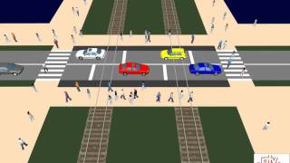 PTV Vissim amp Viswalk Simulation of a MultiModal Junction [upl. by Sioux581]