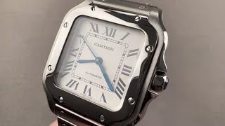 Cartier Santos De Cartier Medium WSSA0029 Cartier Watch Review [upl. by Even992]