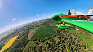 Brügger Colibri MB2  Enjoying the sunny weather canola fields Trolleholm castle [upl. by Nahsrad]