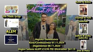 Ahmet amp Ayşe Dügün Davetiyesi [upl. by Llerroj9]