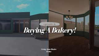 Buying A Bakery Bloxburg Roleplay  Living Alone Diaries [upl. by Eita]