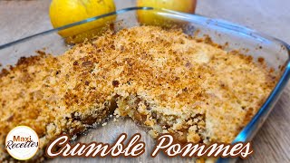 Crumble aux Pommes Recette Facile [upl. by Perrins]