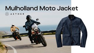 Introducing the Mulholland Moto Jacket  AETHER Apparel [upl. by Anetsirk424]