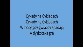 Maanam  Cykady na cykladach  tekst [upl. by Eiro]