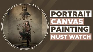 DIY Hand Painted Canvas Backdrop for Photography [upl. by Mcintyre231]