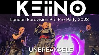 KEiiNO  UNBREAKABLE  Live  Heaven KEiiNO Eurovision PrePre Party 2023 [upl. by Varick113]