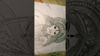 Navratri special drawing godsdrawing navratri gods durgamaadrawing shortsfeed viral [upl. by Hsirahc]