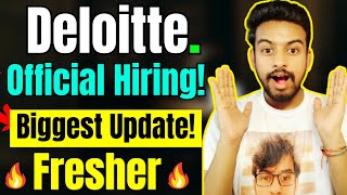 Deloitte Biggest Hiring  OFF Campus Drive For 2025 20242023 Batch  Fresher Jobs  Kn Academy [upl. by Neerom]