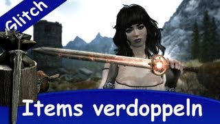 Skyrim  Gegenstände verdoppeln  einmalige Waffen sind nicht mehr einmalig Glitch [upl. by Aneis]