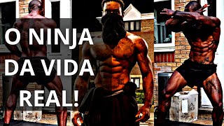 O ninja da vida real Giga Uguru  O ninja negro [upl. by Sochor]