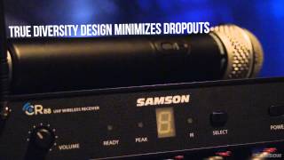 Samson Concert 88 Handheld Wireless Microphone  16Channel True Diversity UHF Wireless System [upl. by Ylek98]