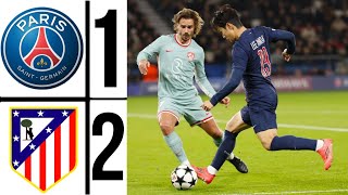 PSG vs ATM Atletico Madrid 12 All Goals amp Highlights  Champions League 2024 [upl. by Elva]