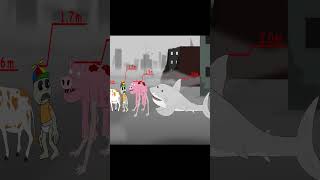 SIZE COMPARISON OF ALL ZOOCHOSIS amp ZOONOMALY MONSTERS 1 part Cartoon Animation shorts [upl. by Isabeau]