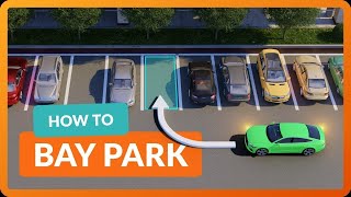 Easy Forward Bay Parking StepByStep  Driving Tips [upl. by Areemas200]