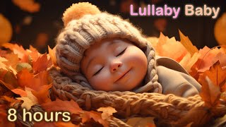 ✰ 8 HOURS ✰ Lullaby for babies to go to Sleep 🎵 Autumn Lullaby 🍂 Windchimes ✨ Baby Sleep Music Kids [upl. by Lyrret]