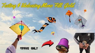 Testing Monofil Gold 🔥 New Packing 😱 Sunday Kite Flying Vlog 😇 Flying Biggest Kites [upl. by Marissa]