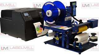 LabelMill LM1005 amp Epson ColorWorks C6000 Full Color LooseLoop Label Applicator [upl. by Hauck325]