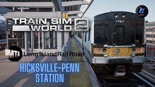 Train Sim World 2 LIRR from HicksvilleNew York Penn Station Bombardier M7 [upl. by Mace591]