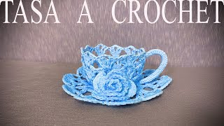 DESCUBRE COMO TEJER TAZA A CROCHET [upl. by Rajiv690]