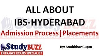 All about IBS Hyderabad amp IBSAT exam  Placements Reviews Fees structure Selection process [upl. by Ayrad]