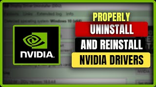 How to Properly Uninstall and Reinstall Nvidia Drivers 2024 [upl. by Lyda]