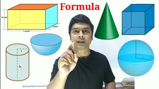 Mensuration Maths Tricks  Surface Area Formula  Mensuration Formula  3d Shapes Formula [upl. by Kartis]