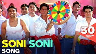 Soni Soni Song  Mohabbatein  Shah Rukh Khan Aishwarya Rai  JatinLalit Anand Bakshi  Holi Song [upl. by Lamek]