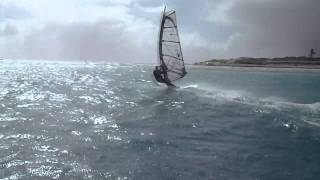 Windsurfing and Kitesurfing in Lancelin waves  Western Australia [upl. by Acinna]