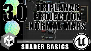 Triplanar Projection Normal Maps  Shader Graph Basics  Episode 30 [upl. by Ecissej]