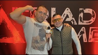 Kubrat Pulev Argues with Mike Perry Before Schmo Interview [upl. by Aluin]