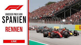 Großer Preis von Spanien Das Rennen  Formel 1 Live Watchparty Livetiming [upl. by Naahsar]